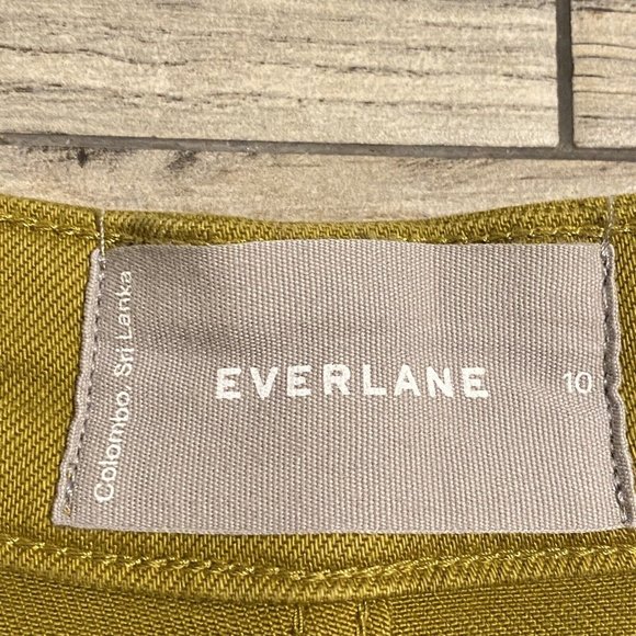 EVERLANE Women’s Size 10 High Rise Cotton Twill Shorts - Picture 4 of 12